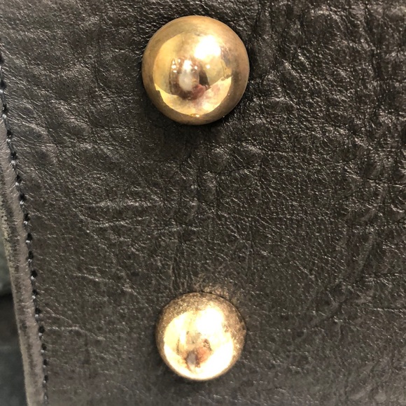 New Alexandra Satine 2 in one Handbag Blk Leather - Picture 8 of 8